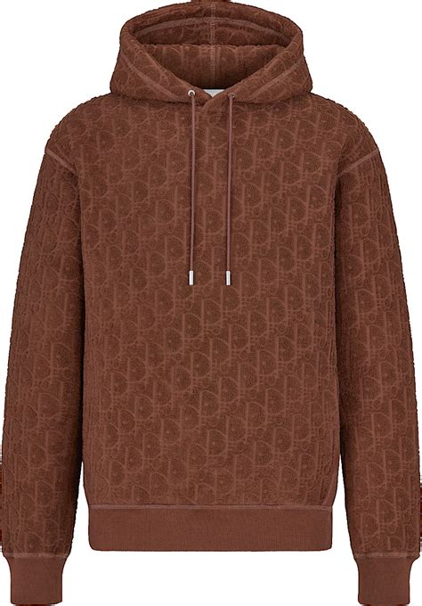 brown dior hoodie